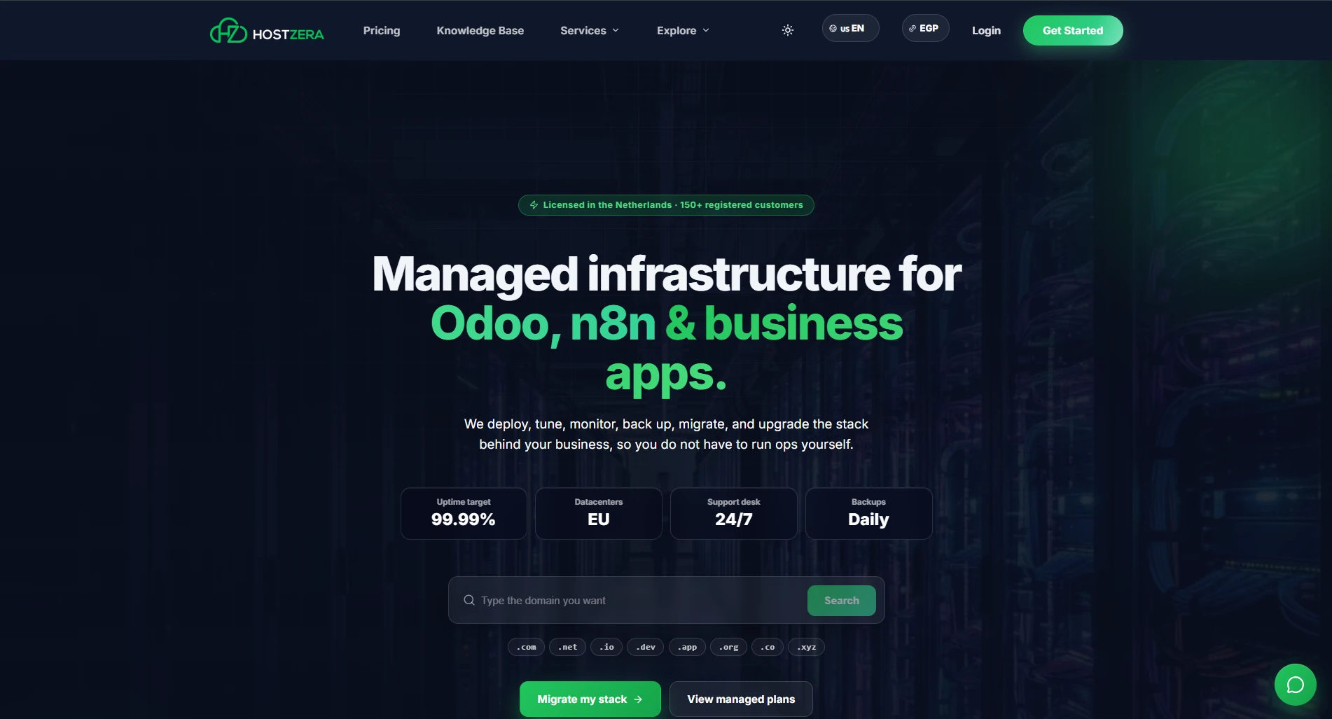 Hostzera Hosting Platform