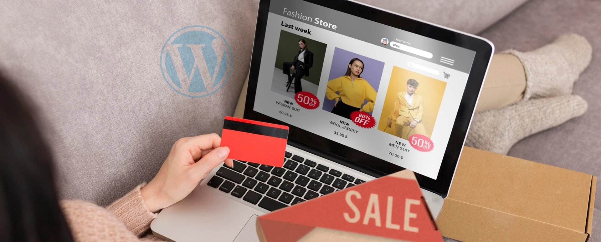 WordPress Webshop hero